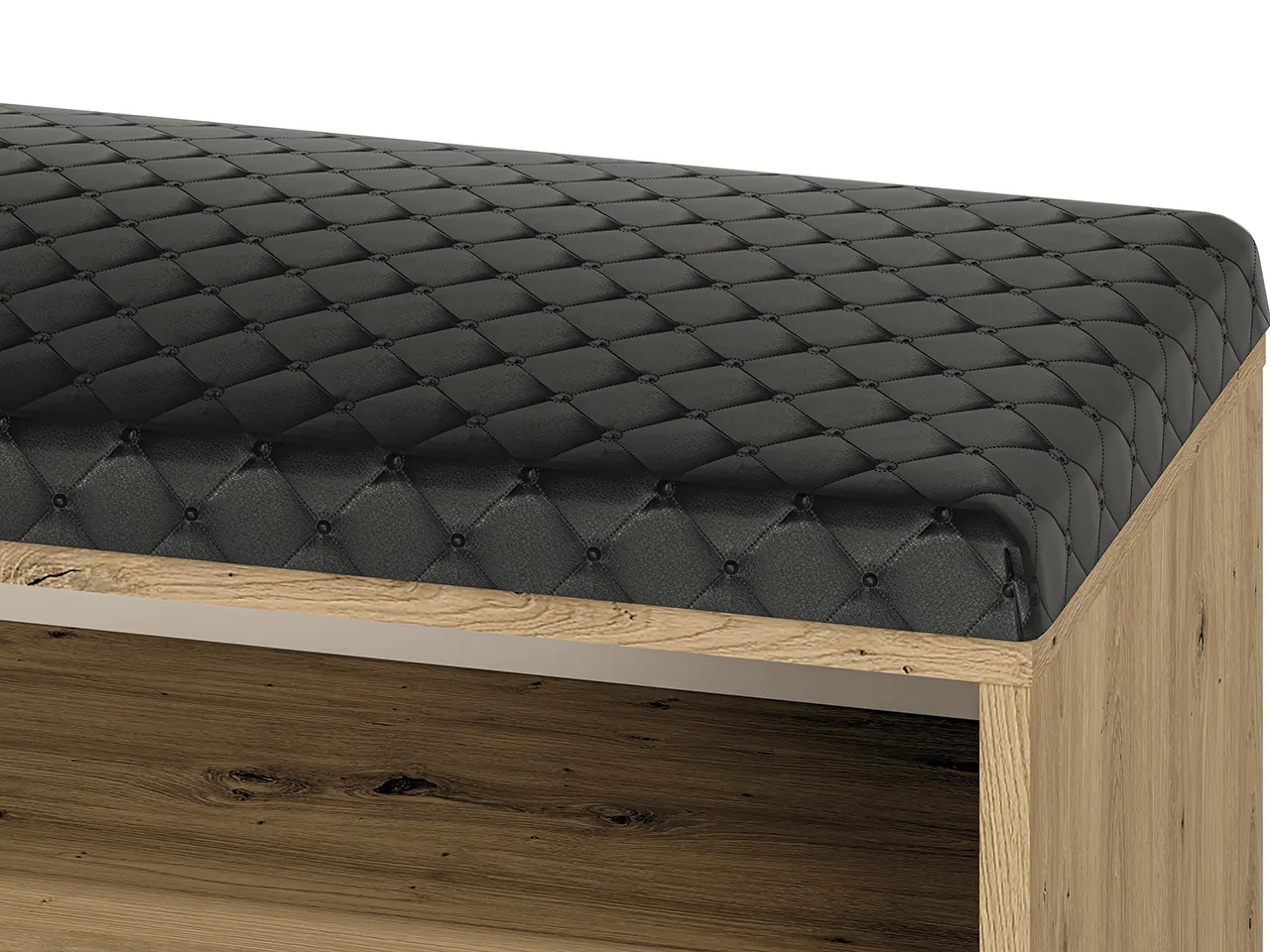 Szafka na buty NEVIO 05 z siedziskiem 105 cm dąb artisan