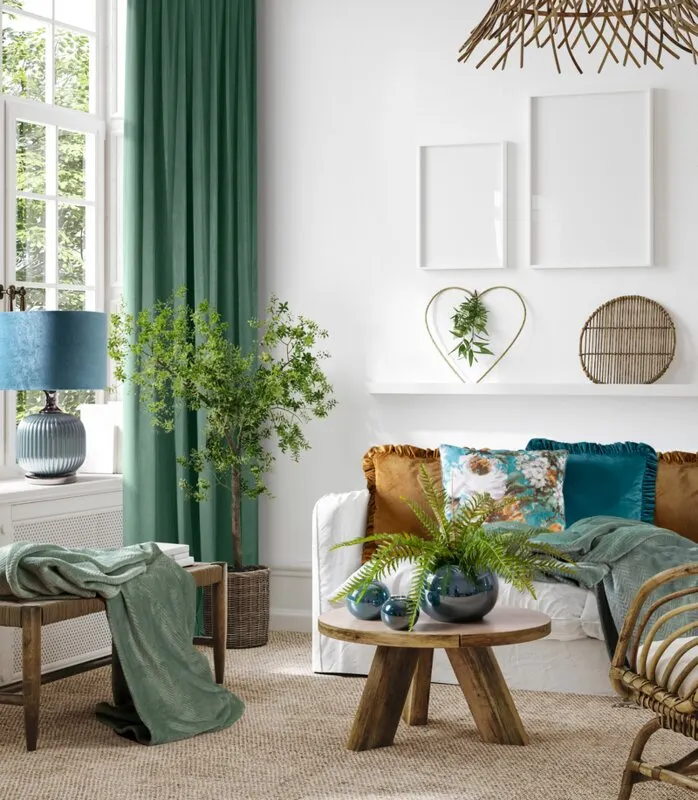 POSZEWKA VELVET 25 45 X 45 CM CIEMNOTURKUSOWY - EU_387650