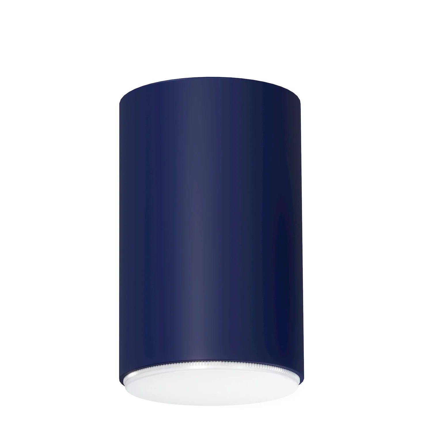 lampa, kinkiet, niebieska, metalowy, prosty design