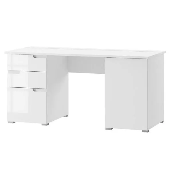 Biurko SELENE 15 biały połysk 158x76x67cm Biurko SELENE 15 biały połysk 158x76x67cm