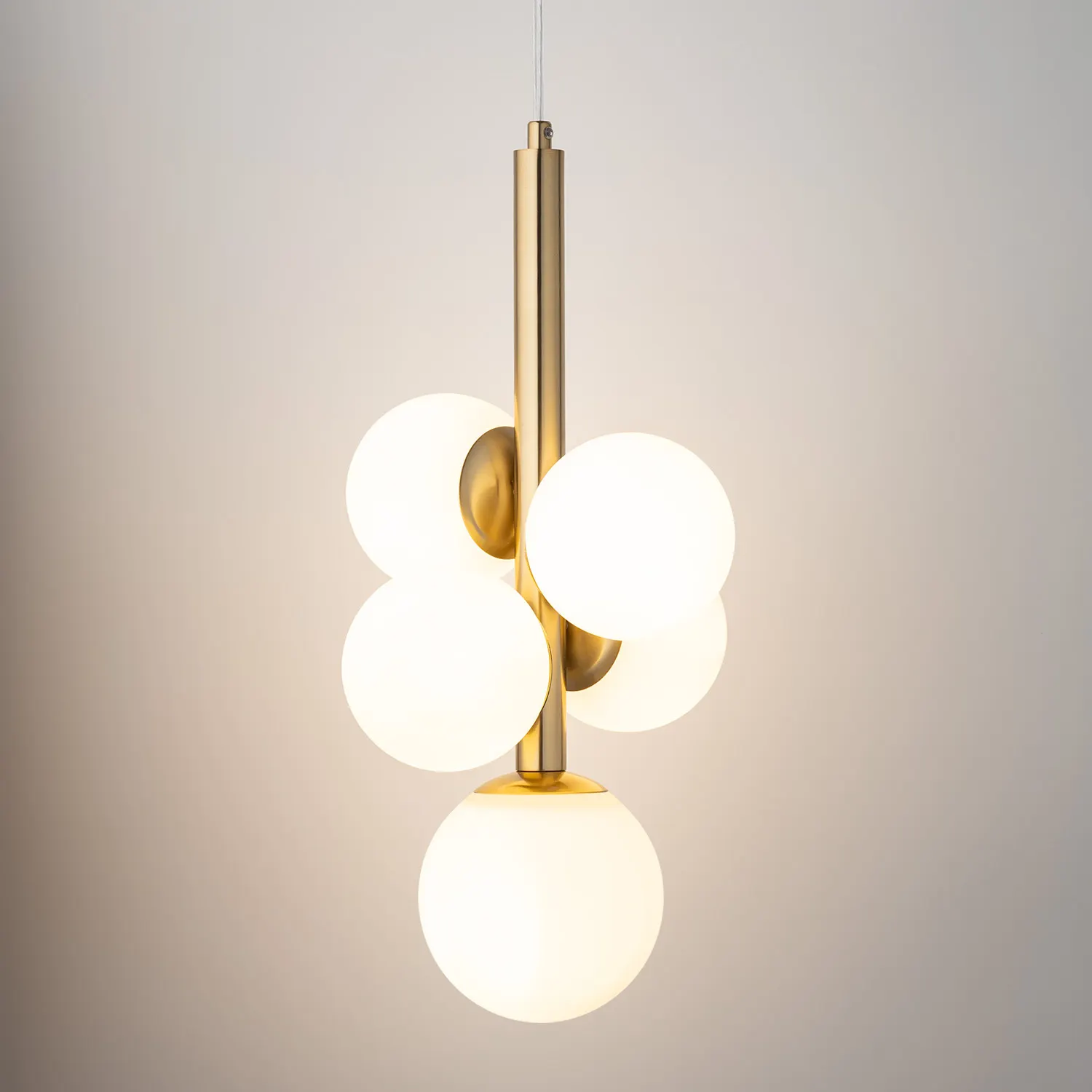 Lampa wisząca PERLA LUX 5 złota - SI_40786