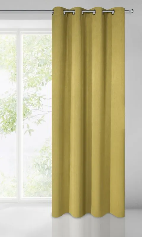 ZASŁONA GOTOWA ROSSIE 140X250 CM MUSZTARDOWY - EU_366074