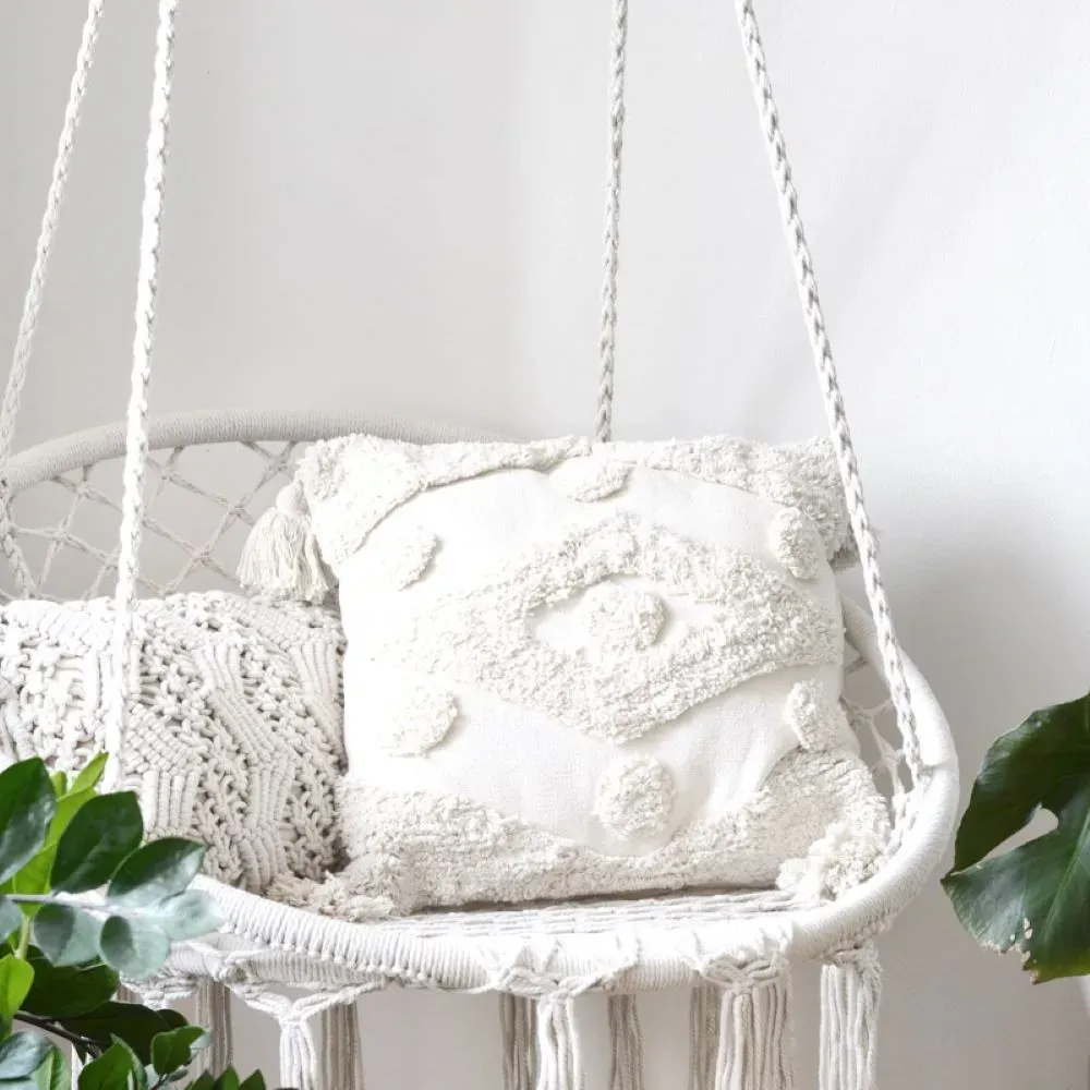 Fotel hamakowy BRASIL HOOP FI 60 cm beżowy — zdjęcie 15