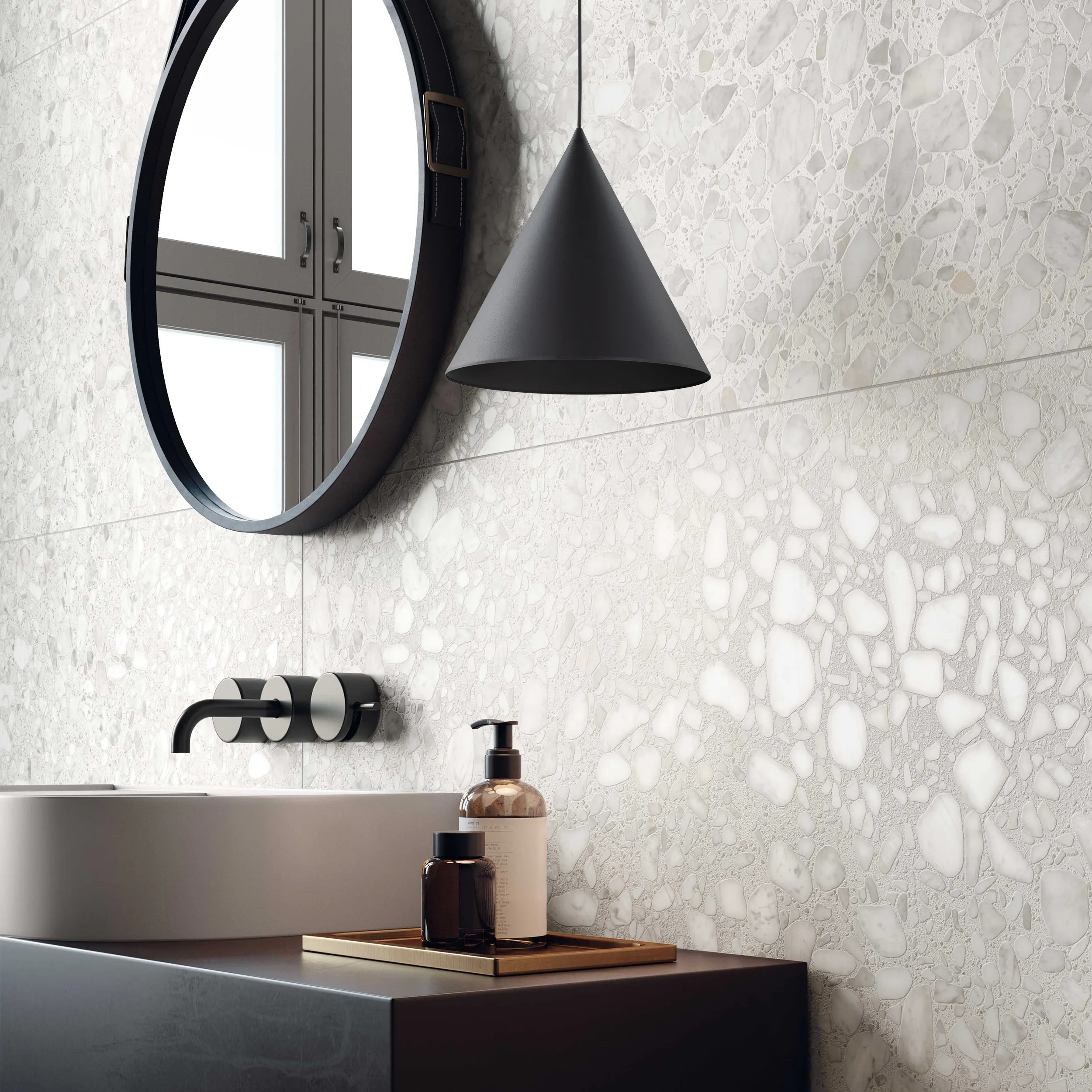 Lampa wisząca CONO czarna 160x25cm - TK_6630