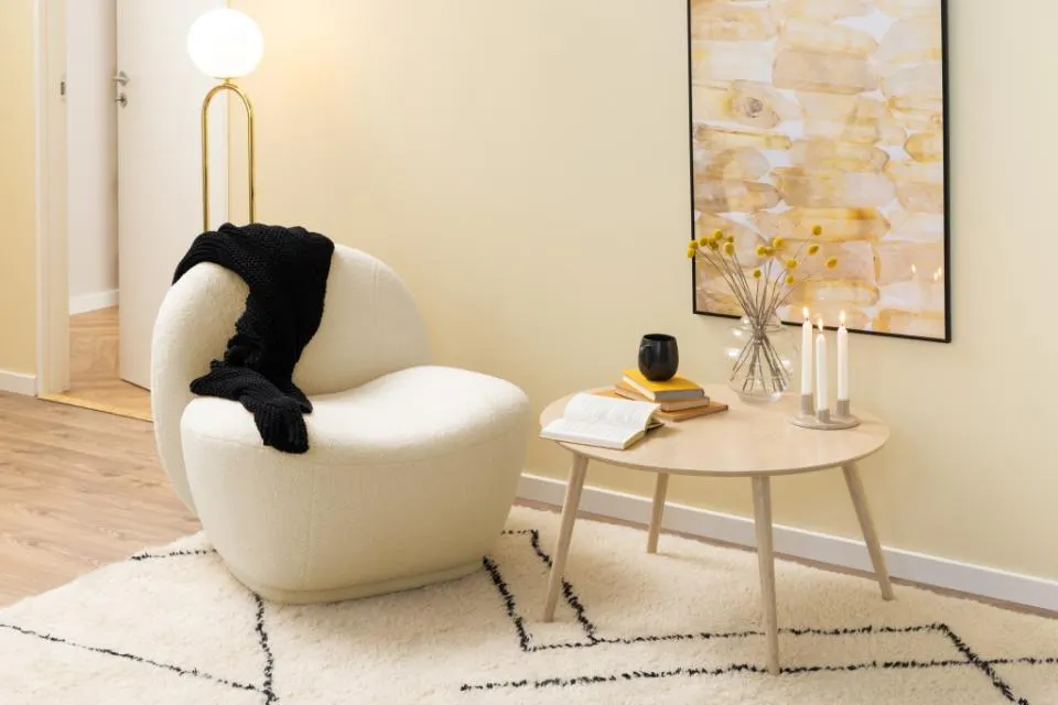 Fotel Yoland Kremowy - 0000098422