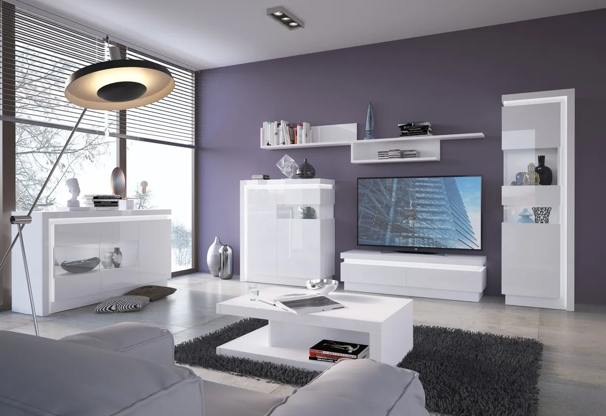 KOMODA LYON BIAŁY LYOK02 BIAŁY ALPIN/BIAŁY HG — zdjęcie 4