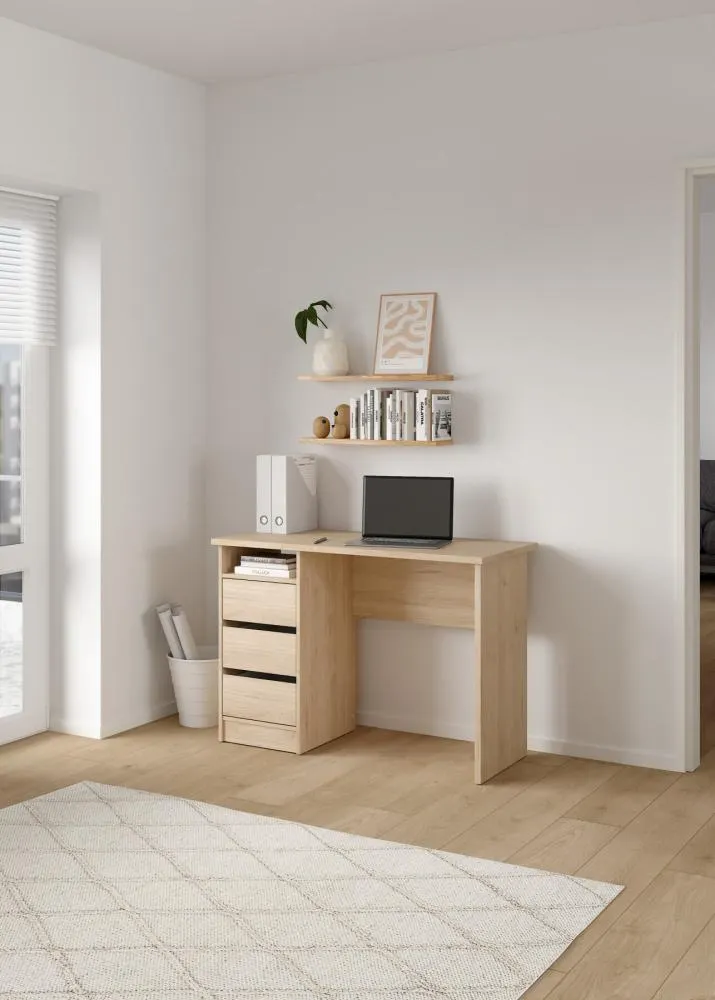 Biurko z 3 szufladami FUNCTION PLUS 110cm Jackson Hickory - TV_70492HLHL
