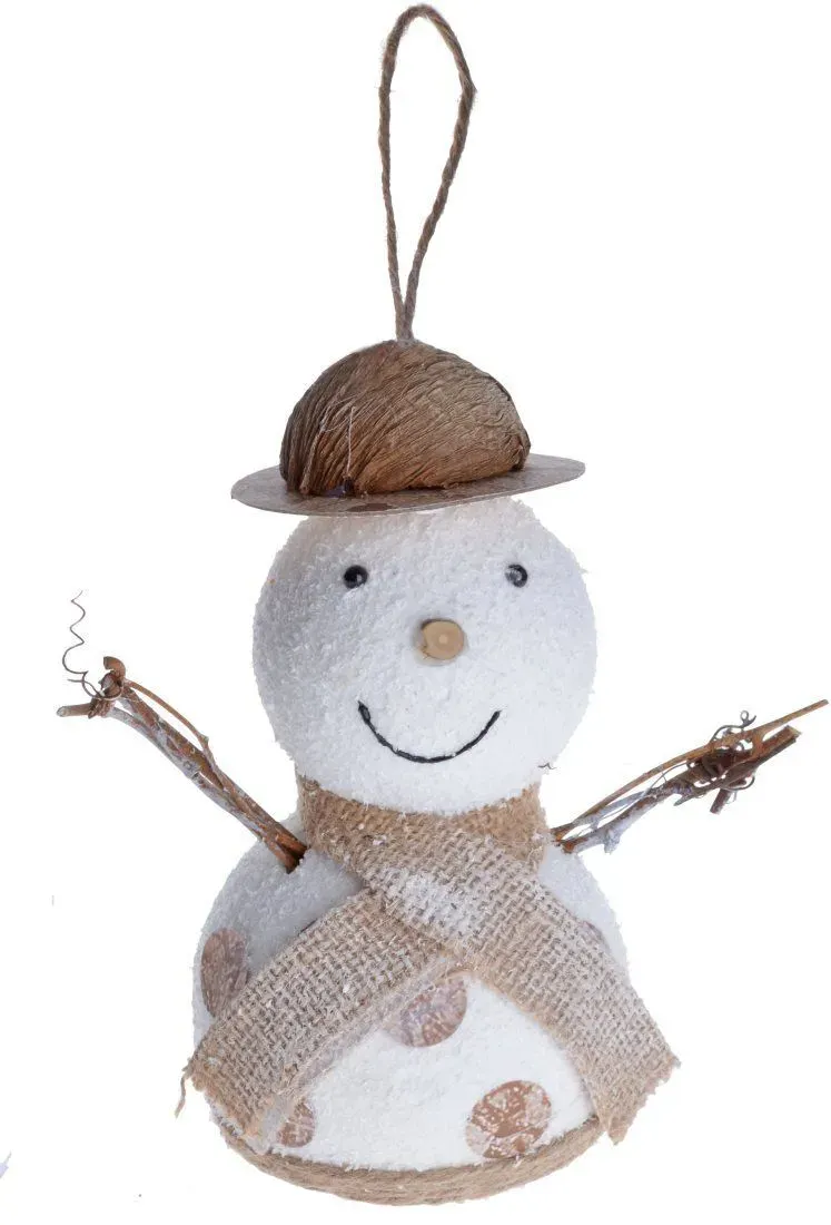 Zawieszka z juty BAŁWANEK duży naturalny biały Zawieszka z juty BAŁWANEK duży naturalny biały