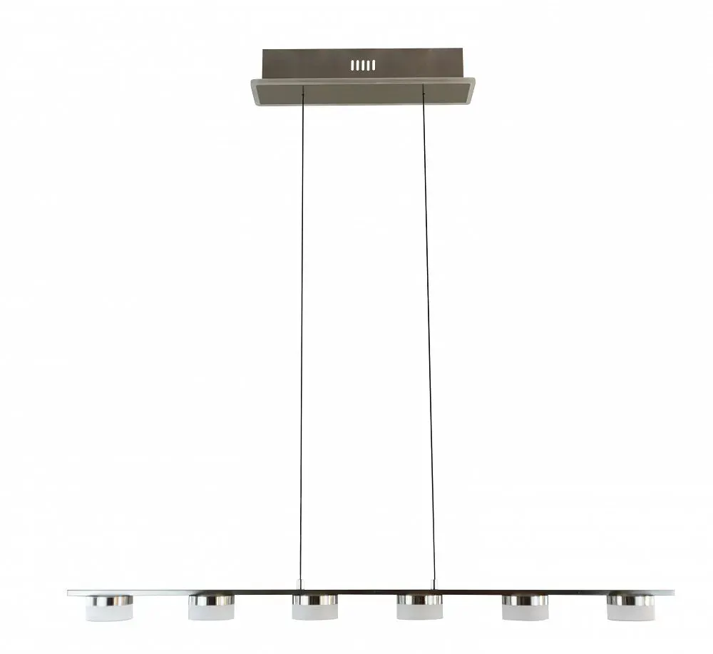 Lampa wisząca CASSIS 6 nikiel-mat
