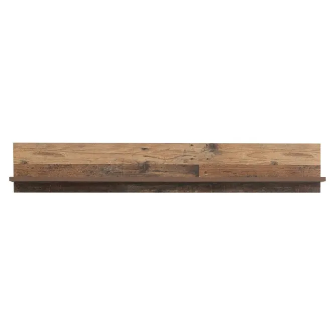 Półka ścienna CLIF 160 cm - old wood vintage