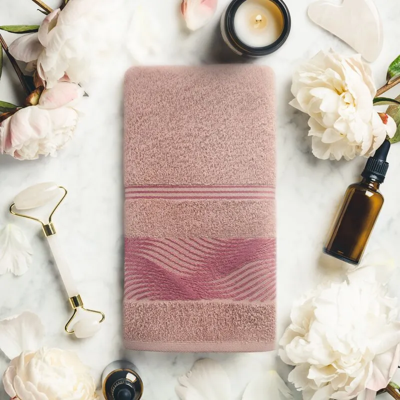 RĘCZNIK SYLWIA2 (13) 50 X 90 CM CIEMNOBEŻOWY - EU_424385