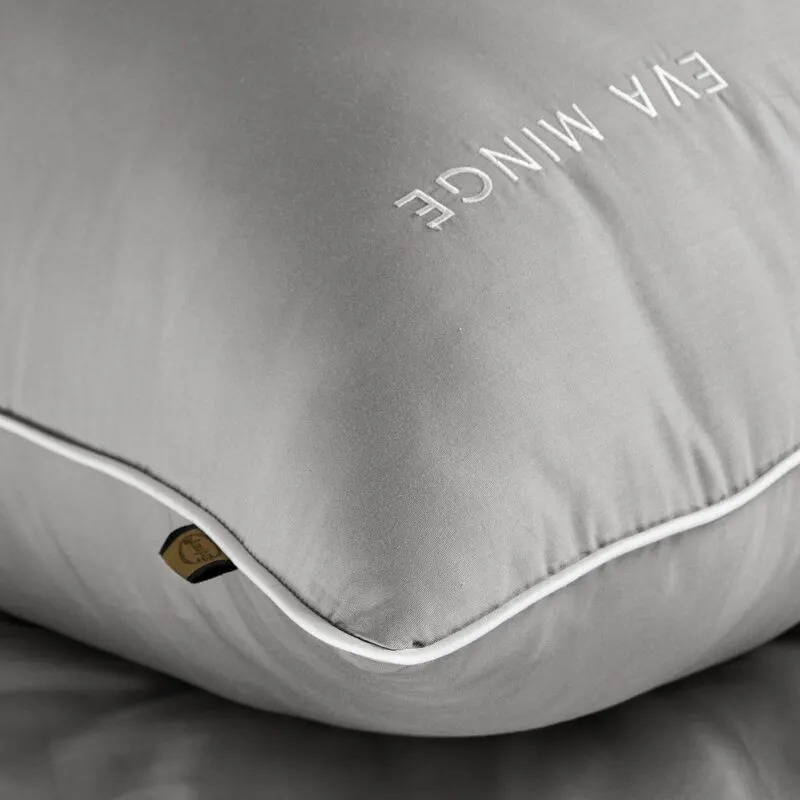 POŚCIEL H 220 X 200 CM SZARY EVA MINGE - EU_439746