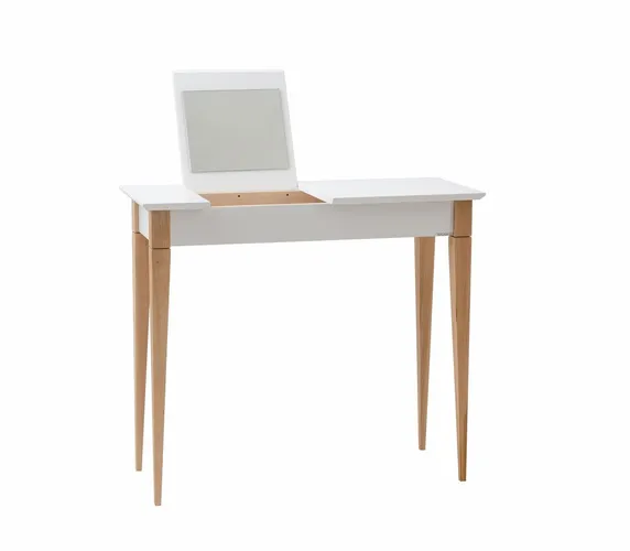Toaletka z lustrem MIMO 85x35cm biały naturalny Meble, Tabela, Biurko, Komputer, Elektronika