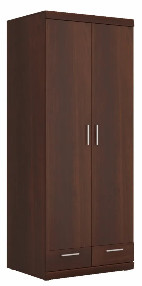 Szafa 2-drzwiowa z 2 szufladami IMPERIAL TYP 20 Orzech Szafa 2-drzwiowa z 2 szufladami IMPERIAL TYP 20 Orzech