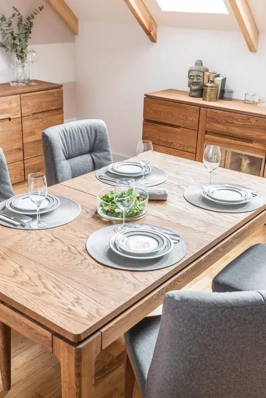 Stół rozkładany MONTENEGRO 40 drewniany dąb rustical 160(205-250)x90x76cm - TH-100-0934