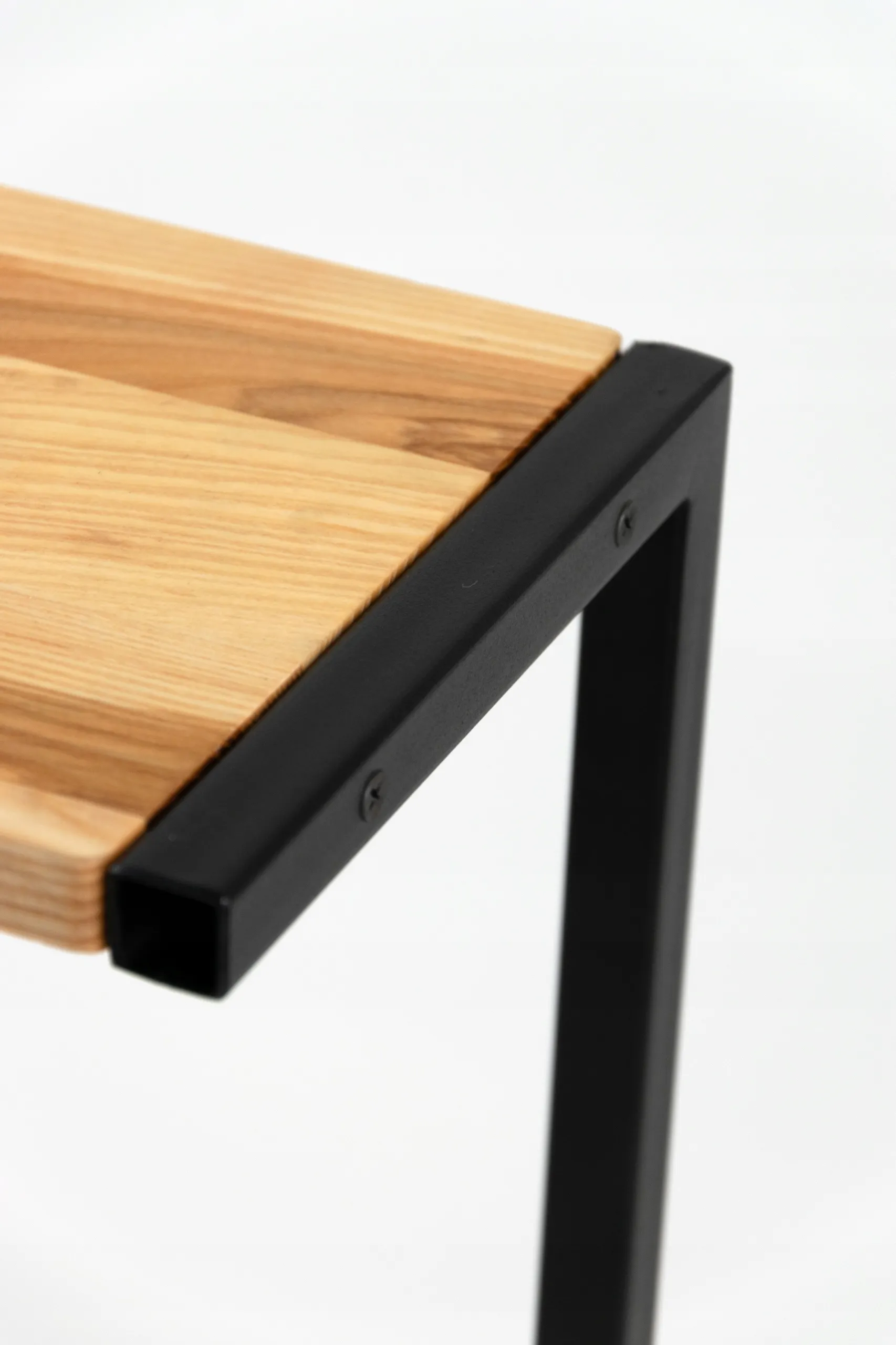 Kwietnik stojący metalowy AMIENS L czarny naturalny - LD_TZ000229