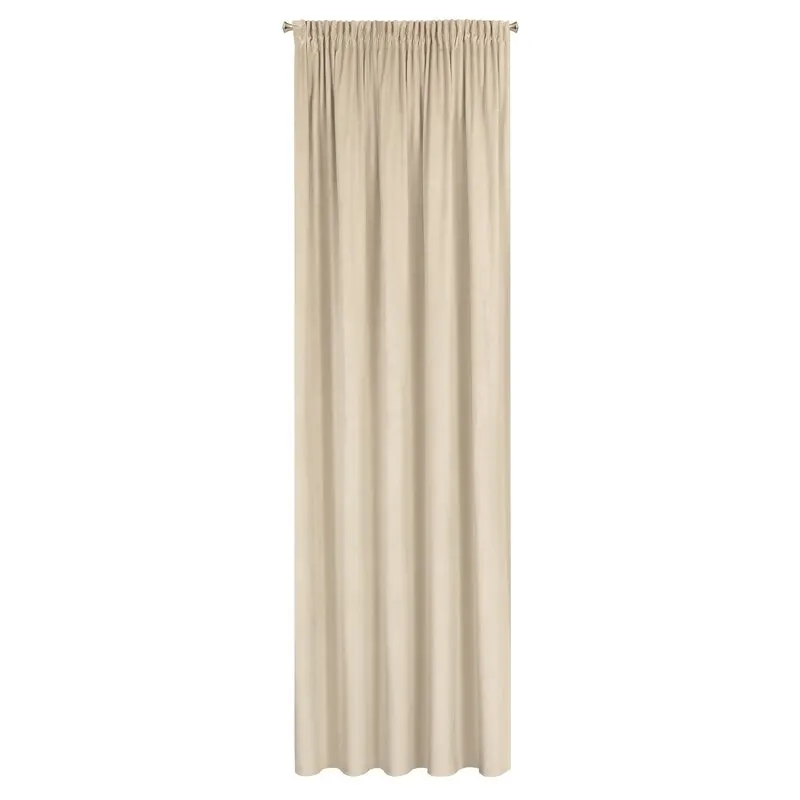 ZASŁONA GOTOWA PIERRE NA TAŚMIE 140X300 CM KREMOWY - EU_392270