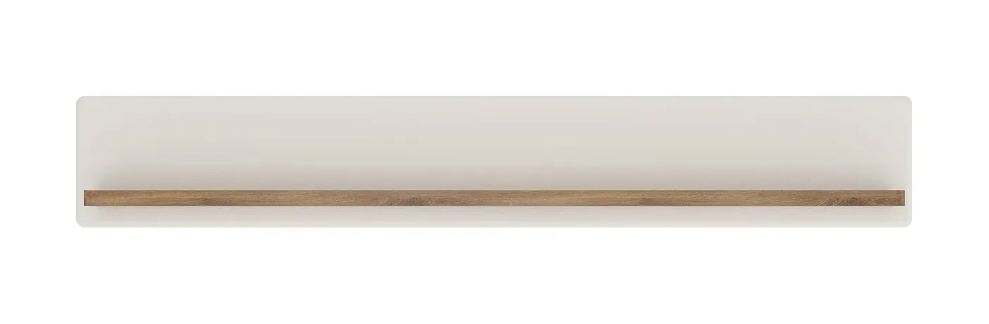 PÓŁKA TOLEDO TOLD01 Biały połysk, Dąb Stirling - 6001090000001