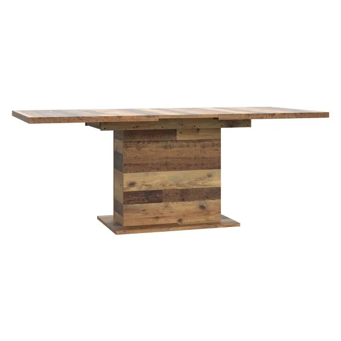 Stół rozkładany CLIF 90x160-200 cm- old wood vintage - EST42T-H51