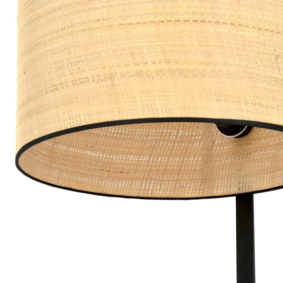  Lampshade, Rattan, Beige, Woven, Pendant
