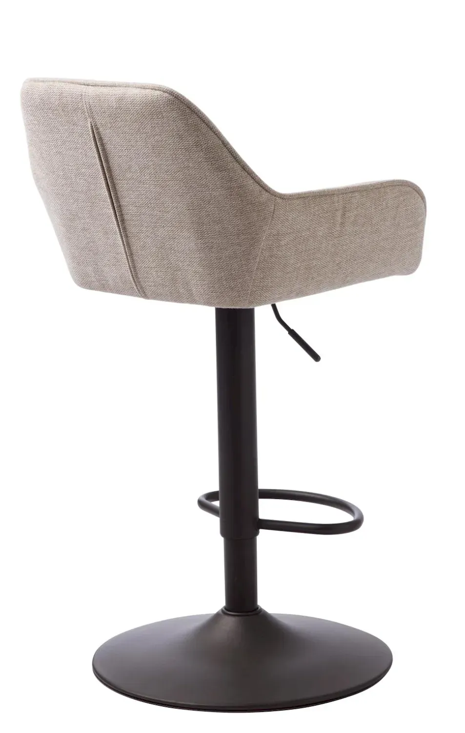 Hoker tapicerowany NOLAN z regulacją wysokości piaskowy - UN_50830000