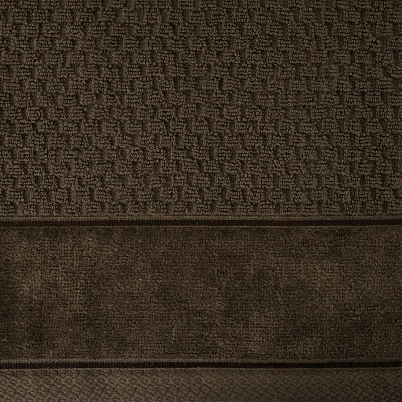 RĘCZNIK FRIDA (08) 30 X 50 CM CIEMNOBRĄZOWY - EU_427520