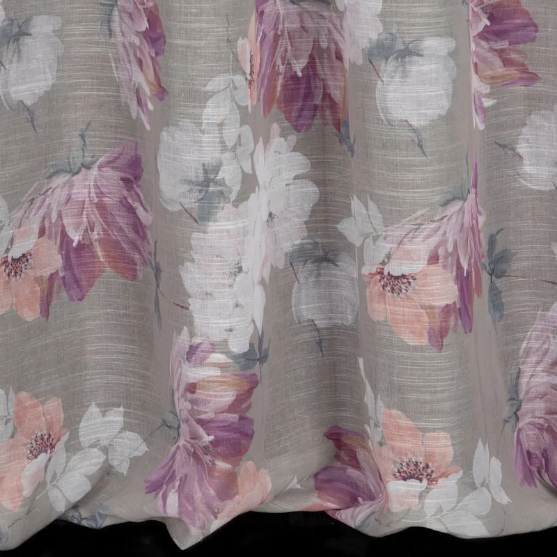 ZASŁONA GOTOWA SHERRY NA TAŚMIE 140 X 300 CM SREBRNY - EU_410672