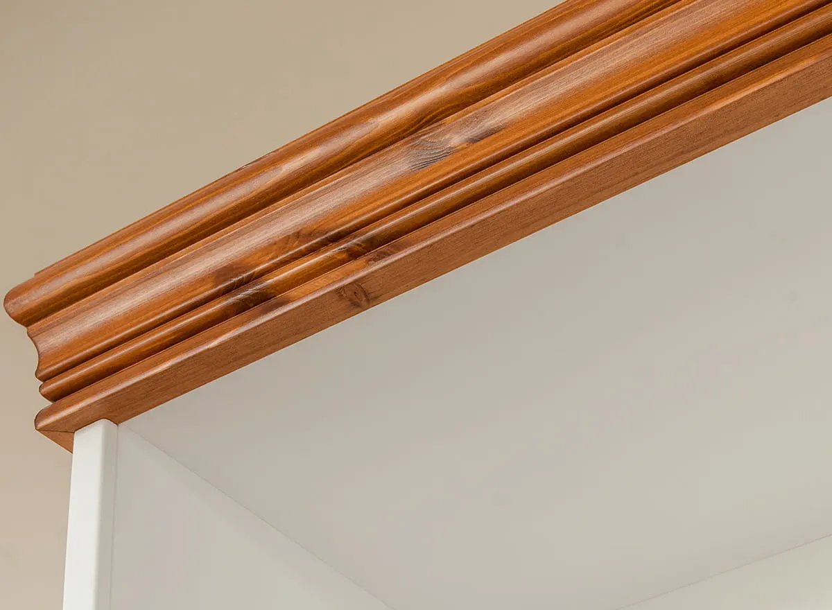 Regał sosnowy Toskania Kolor: biały, bejca - PL2050BS