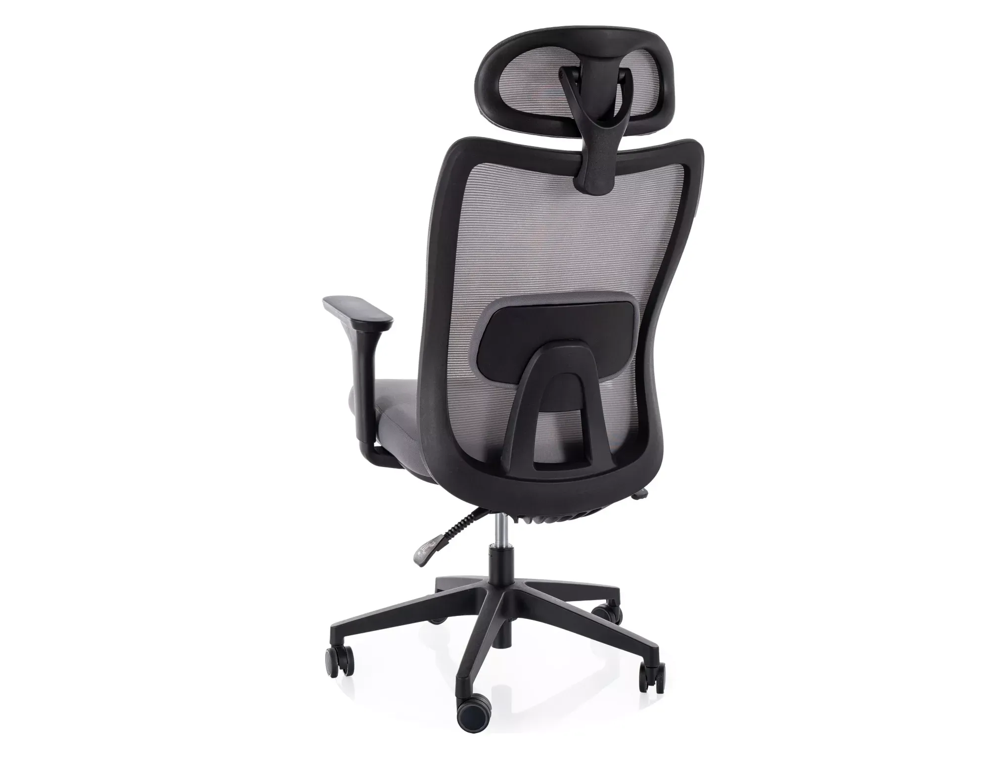 Fotel biurowy obrotowy Q724H ergonomiczny szary