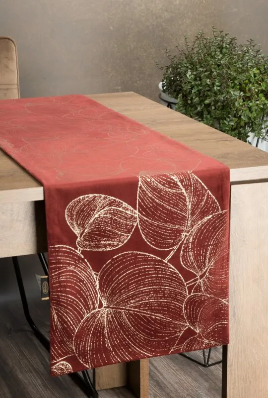 OBRUS BLINK 16 35 X 220 CM CEGLASTY OBRUS BLINK 16 35 X 220 CM CEGLASTY