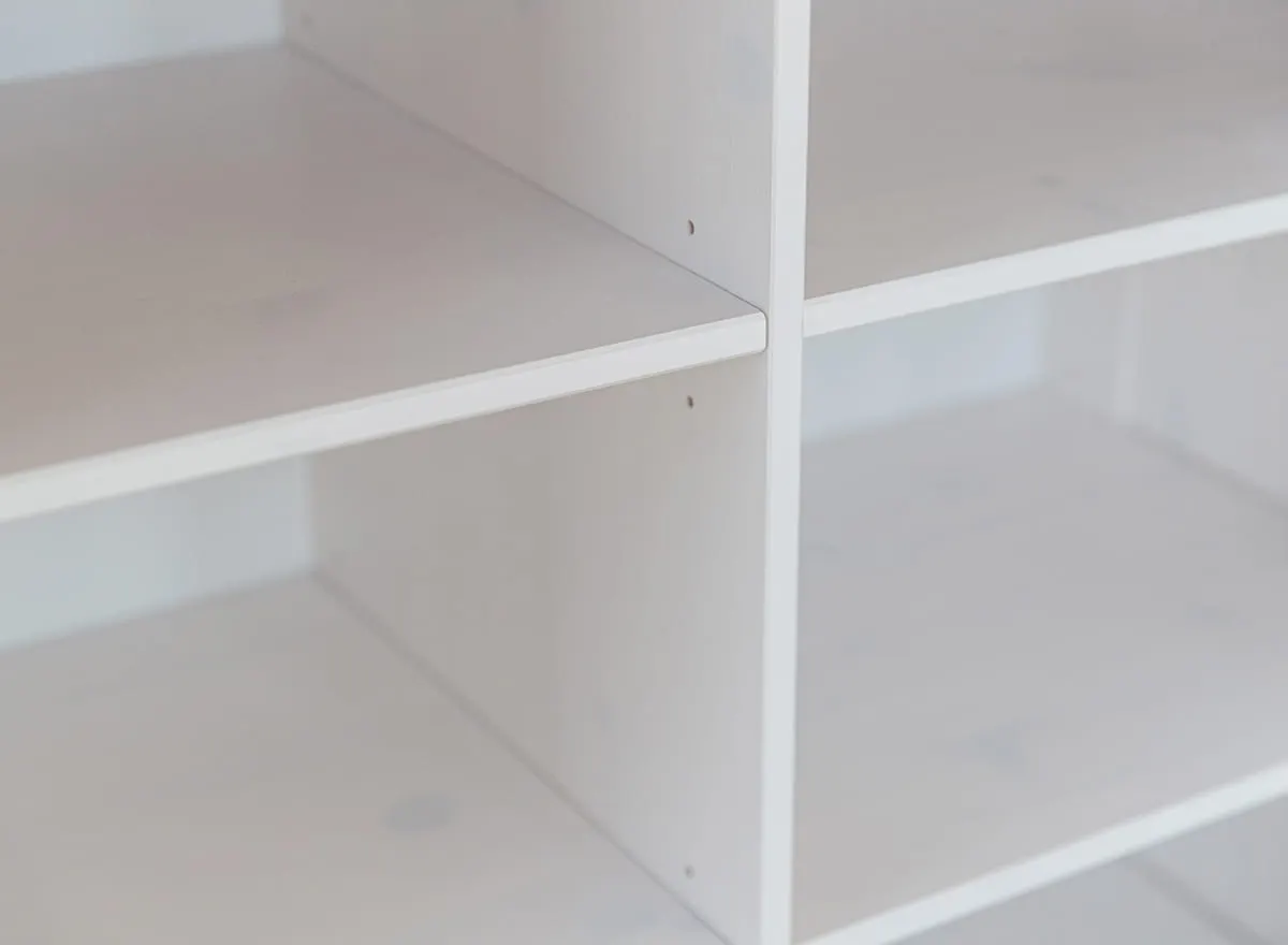 Witryna MARONE ELITE 1-drzwiowa z 3 szufladami - biały, złocisty - PLMEL04