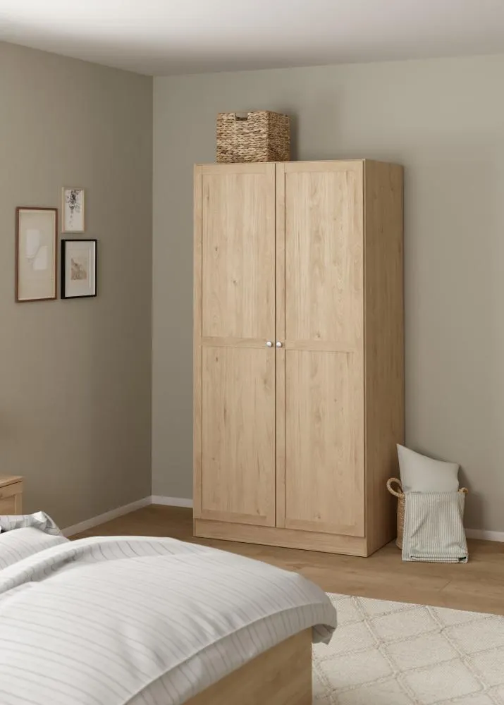 Szafa 2-drzwiowa BILLUND 99 cm Jackson Hickory - TV_68054HLHL