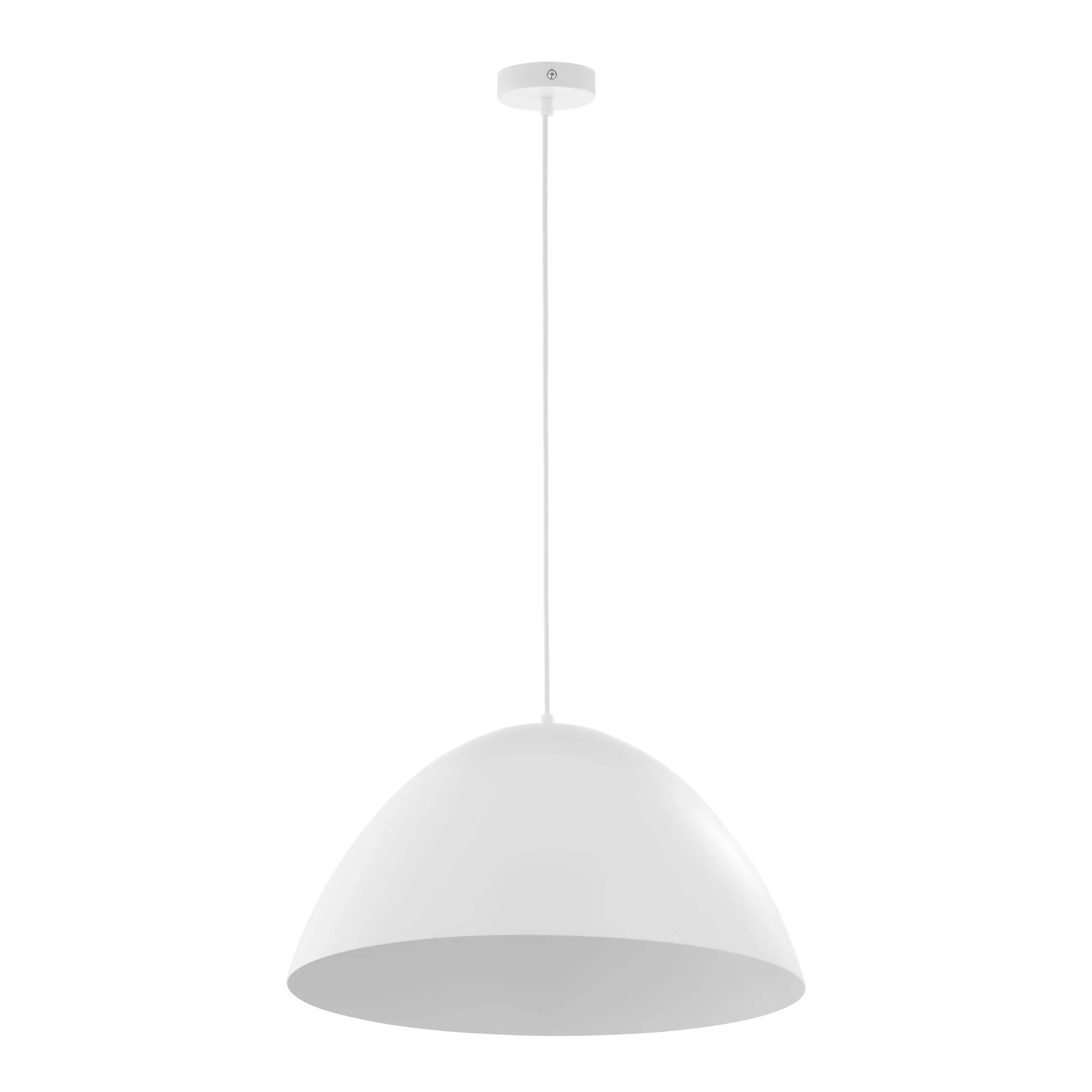 Lampa wisząca FARO L biała szeroka 175x50cm