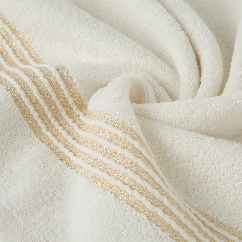 RĘCZNIK LILA (02) 50 X 90 CM JASNOKREMOWY - EU_452955