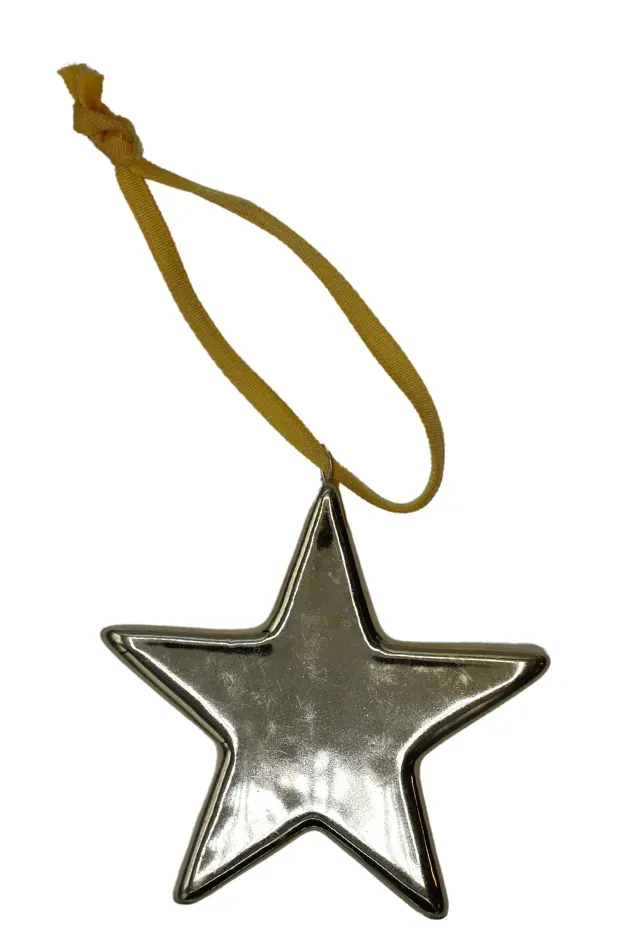 Zawieszka ceramiczna GWIAZDKA złota