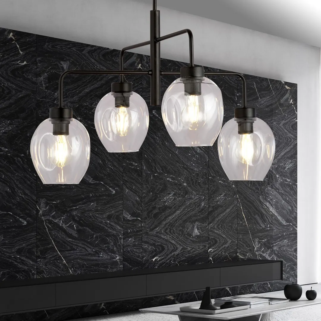 Lampa wisząca LUKKA Czarny 1164/4 - 1164/4