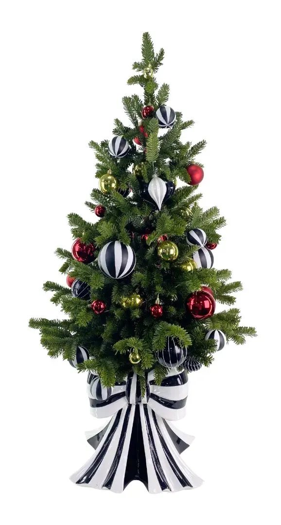 CHOINKA dekoracyjna LED Z BOMBKAMI MAXI 1689 wielokolorowa