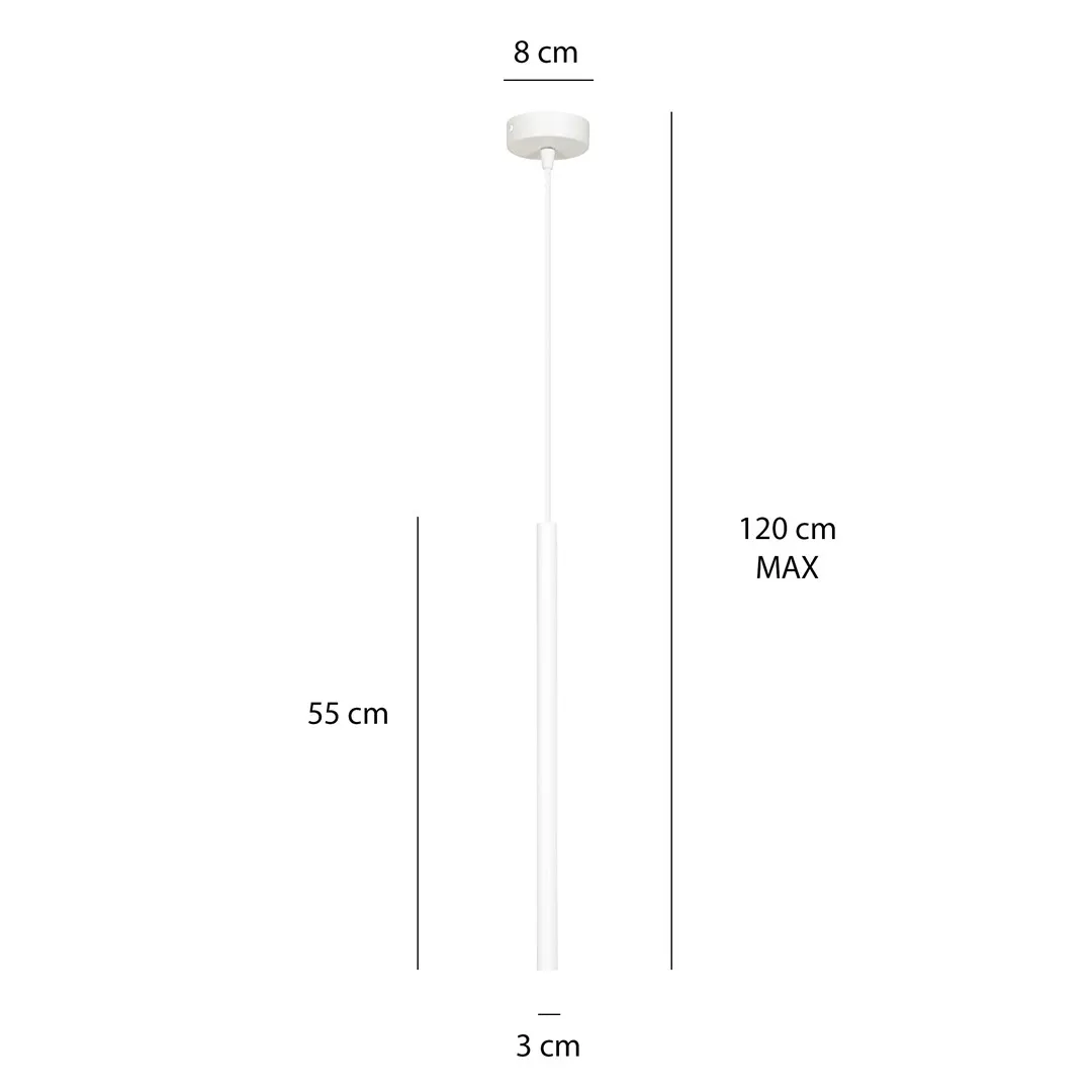 Lampa wisząca SELTER 1 biała — zdjęcie 9