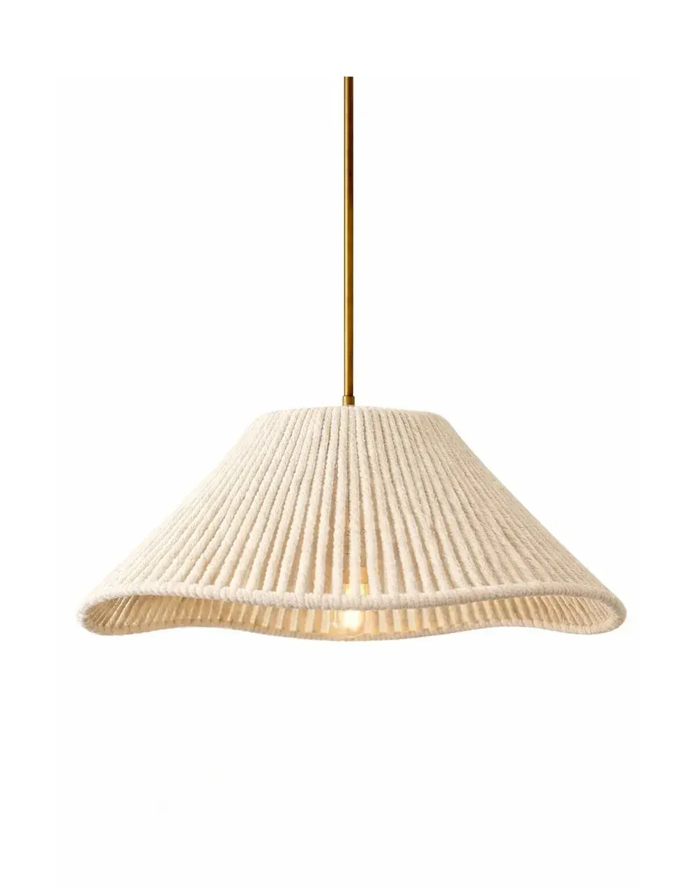 Lampa wisząca BK246 makrama ecru kremowy