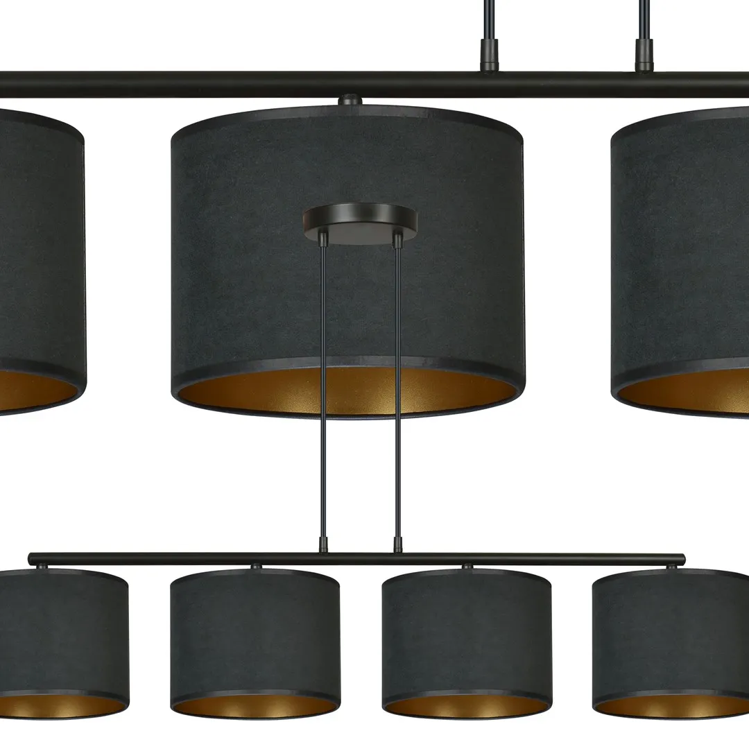 Lampa wisząca HILDE 4 czarny — zdjęcie 2
