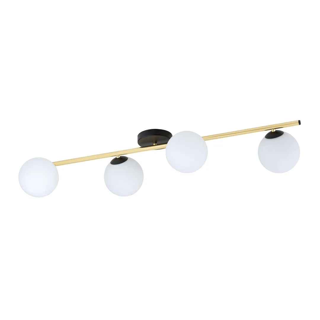 Lampa sufitowa  SPLENDI Czarny,Złoty 1248/4