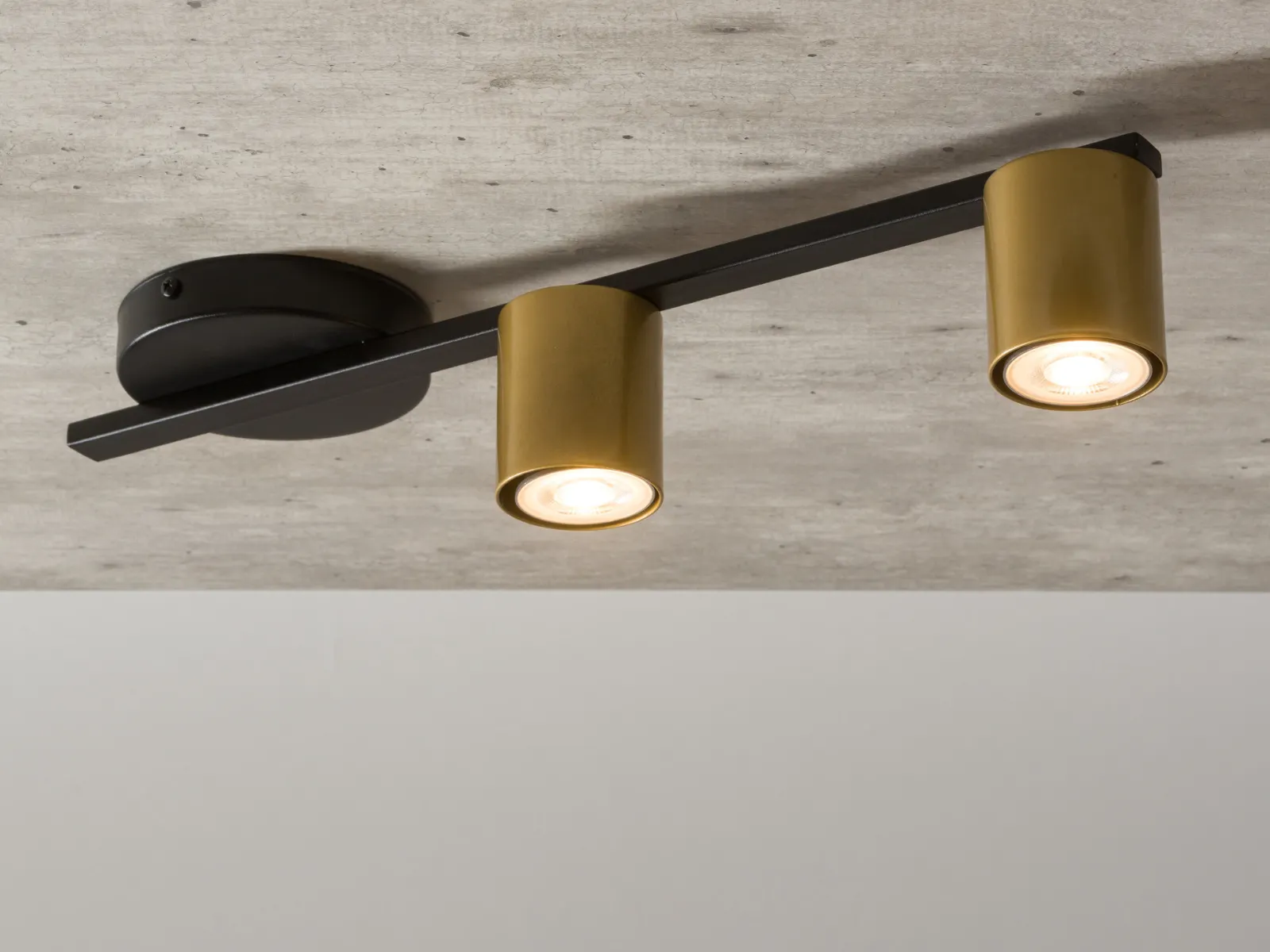 Lampa sufitowa SKY 2 czarno-złota - SI_33432