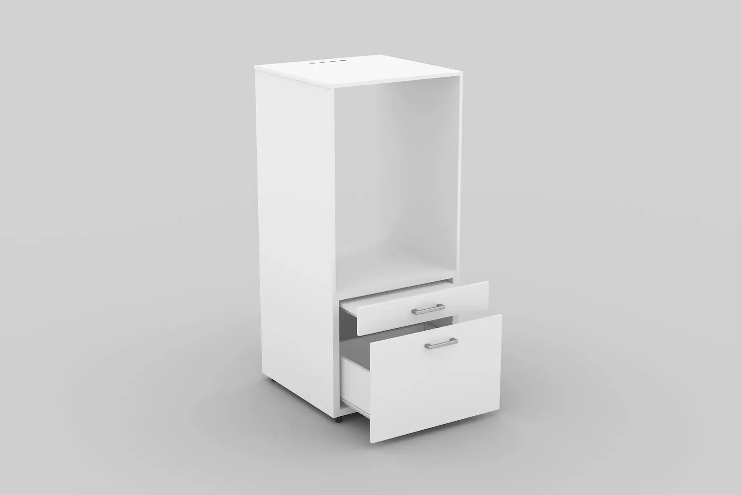 Zabudowa na pralkę lub suszarkę AZA wysuwana półka biała - 3097ME60