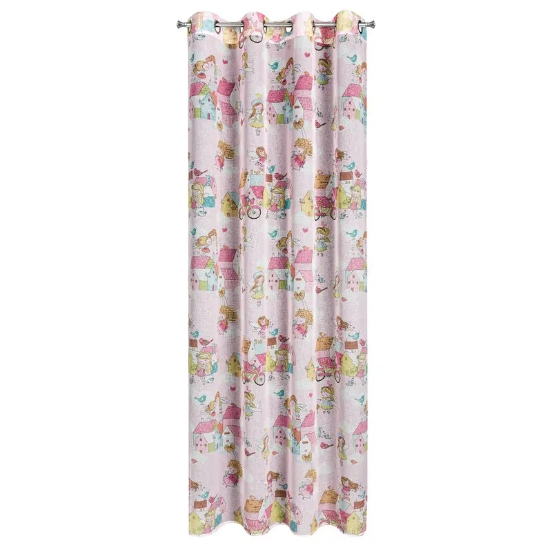 ZASŁONA GOTOWA POLLY 140X250 CM RÓŻOWY - EU_409999