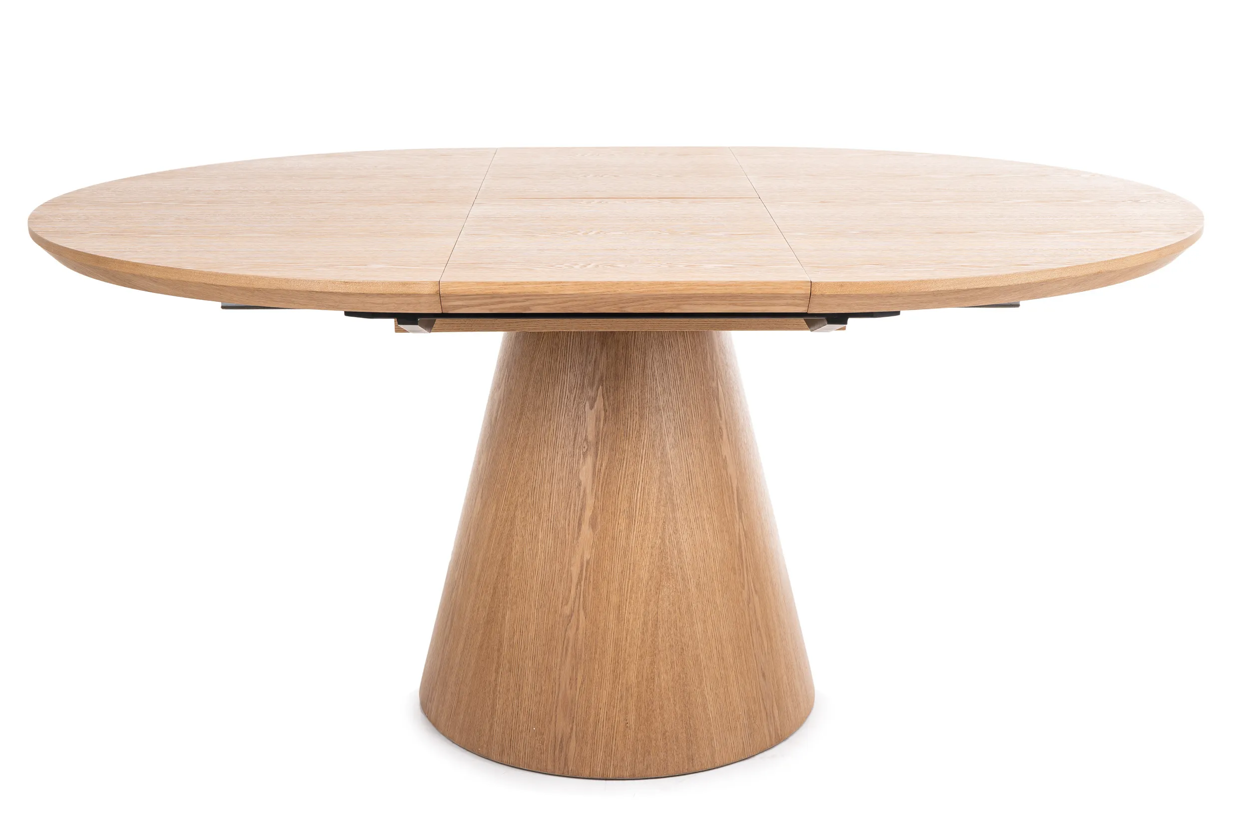 Stół okrągły rozkładany ANGEL II 120x120-160 efekt dębu - ANGELIID120