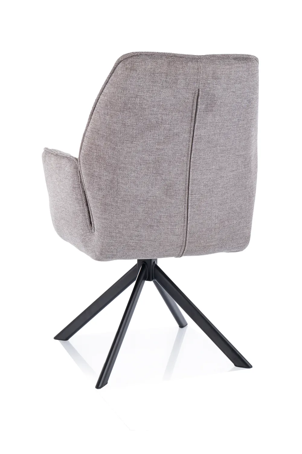 KRZESŁO obrotowe HUGO BREGO CZARNY STELAŻ / SZARY 07 - HUGOBRCSZ