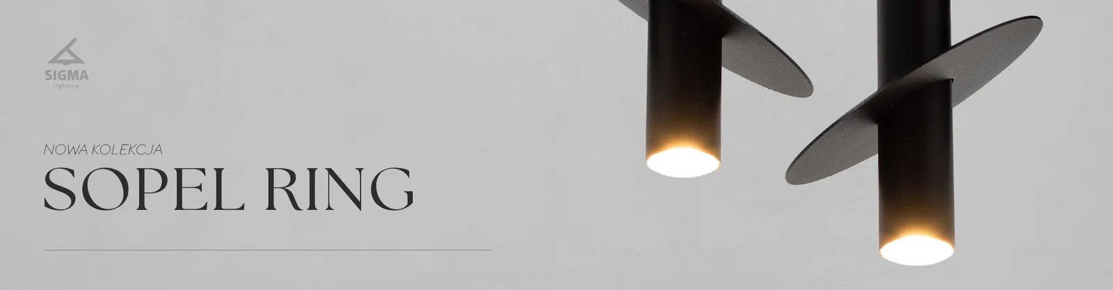 Lampa wisząca sopel RING 5 stal czarna - SI_41226