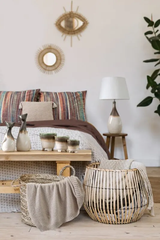 POSZEWKA BOHO 7 45 X 45 CM BEŻOWY - EU_410635