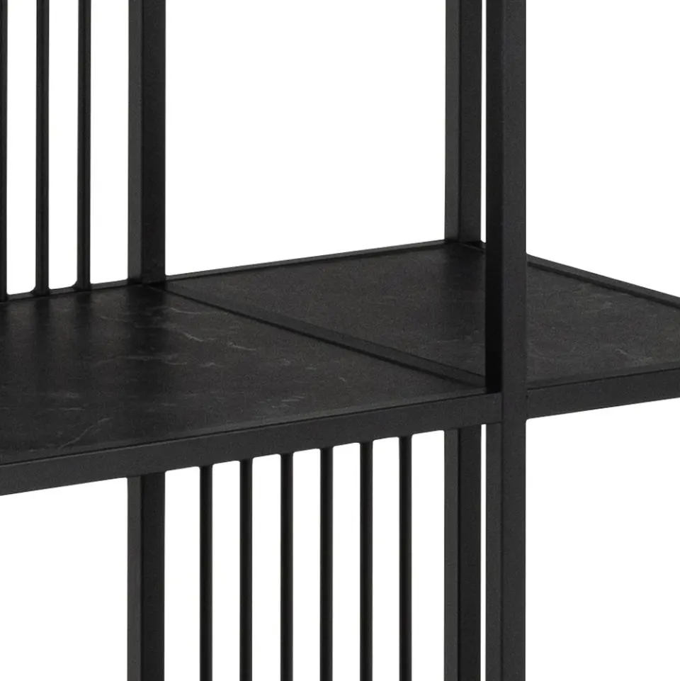 Regał metalowy STRINGTON 85x185 czarny — zdjęcie 6