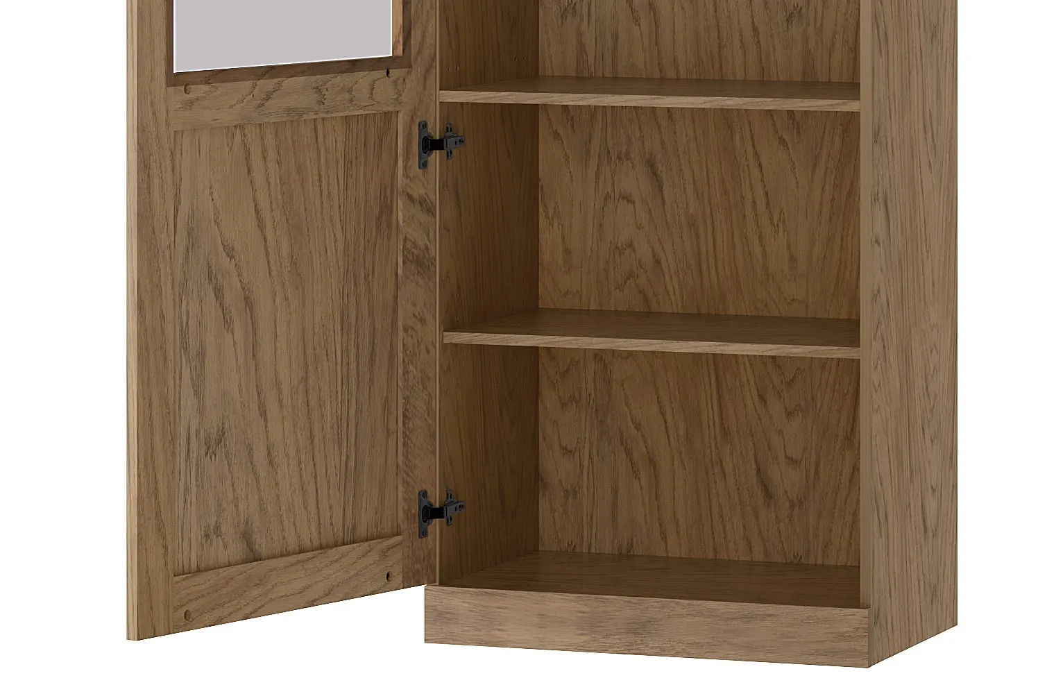 COZY 10 Witryna 1-drzwiowa L z oświetleniem w standardzie SZYNAKA - TH-100-1578